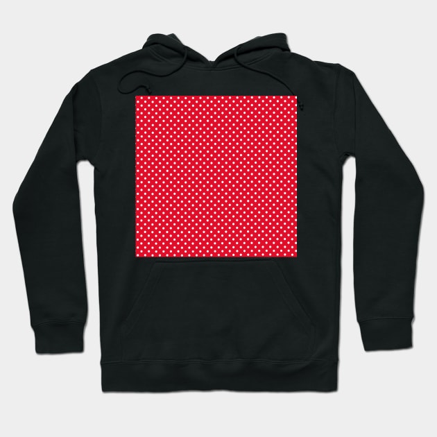 Red pattern with polka dots Hoodie by olgart